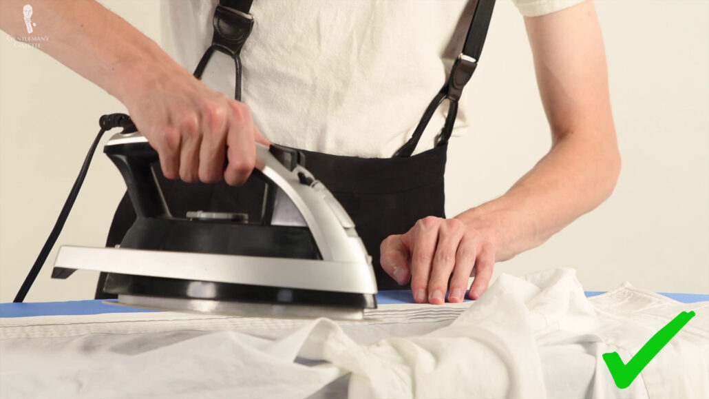Ironing also increases the efficiency and durability of clothing by modifying the fabric.