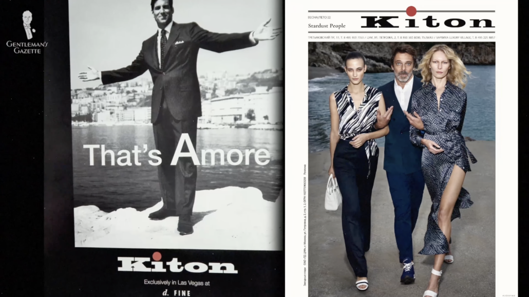 Kiton reflects Neapolitan style.