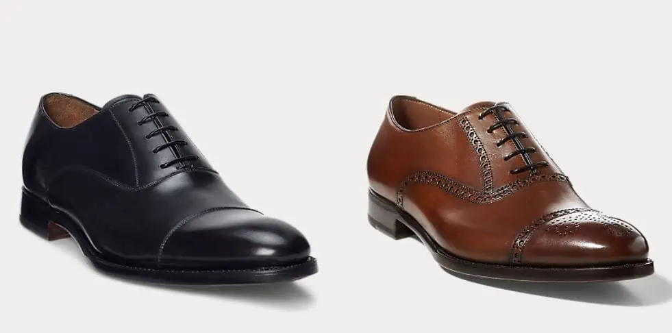 RL Purple Label Dress Shoes in Black and Brown