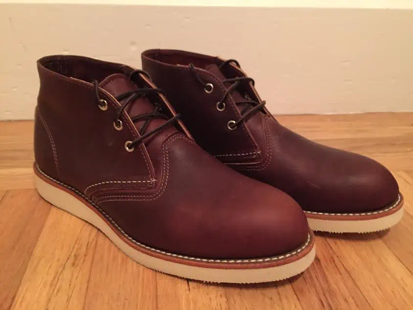 Photo of Red Wing Chukka boot variation with wedge soles Image Credit Wikimedia