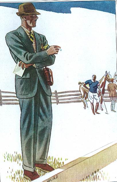 Illustration of a man wearing Chukka boots