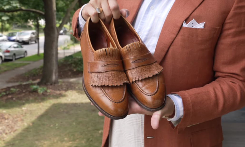 Paul Stewart kiltie loafer without the tassels limited edition.