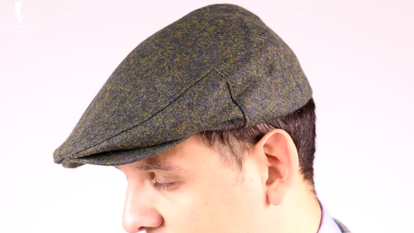 Photo of side of a flat cap