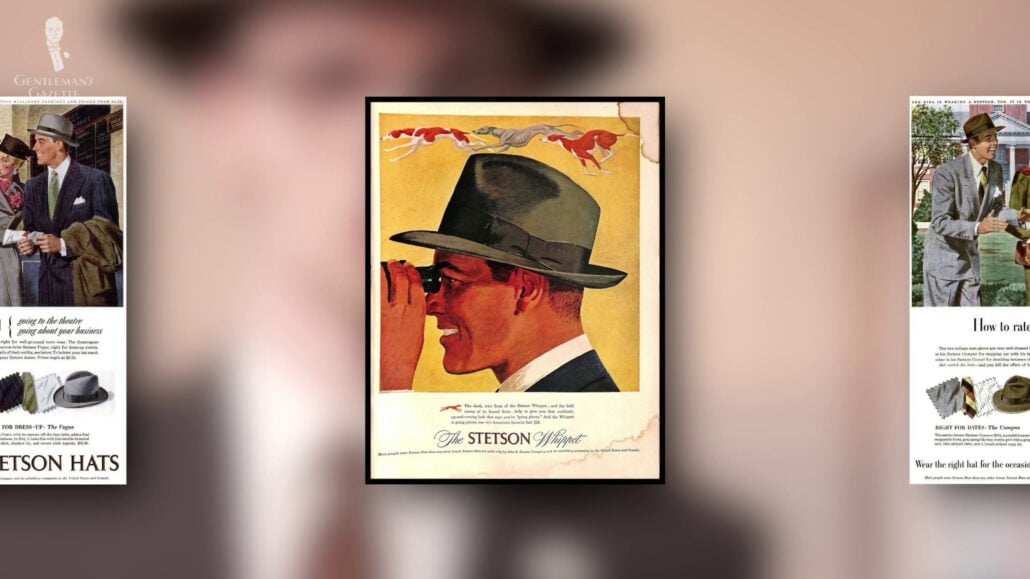 The Stetson Fedora model known as the "Whippet".