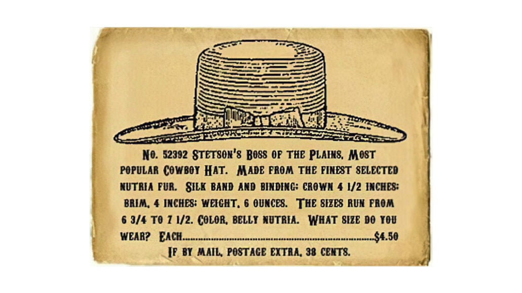 The Stetson Boss Of The Plains Hat The Stetson Boss of the Plains hat.