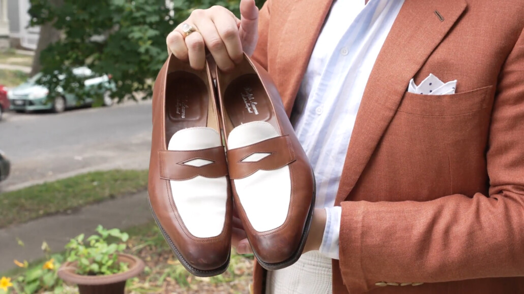 This used Ralph Lauren Purple Label loafers was bought by Raphal for only $250.