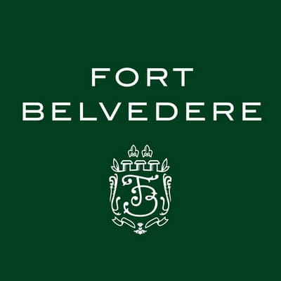 Fort Belvedere Logo Crest on green background