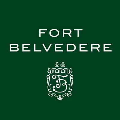 Fort Belvedere Logo Crest on green background