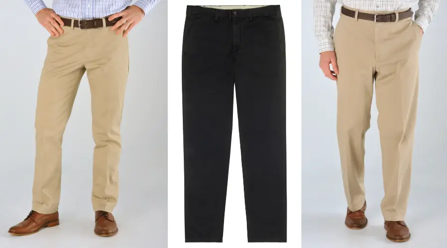 Bills Khakis offers a variety of fits and their khakis are made of a higher quality twill
