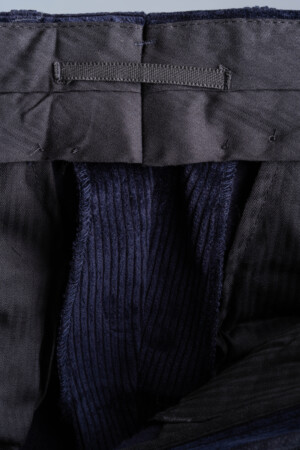 Photo of the Hanger loop on corduroy trousers