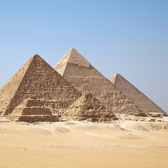 Photo of the pyramids