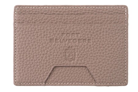 photo of a Boardroom taupe 4cc Togo slim wallet