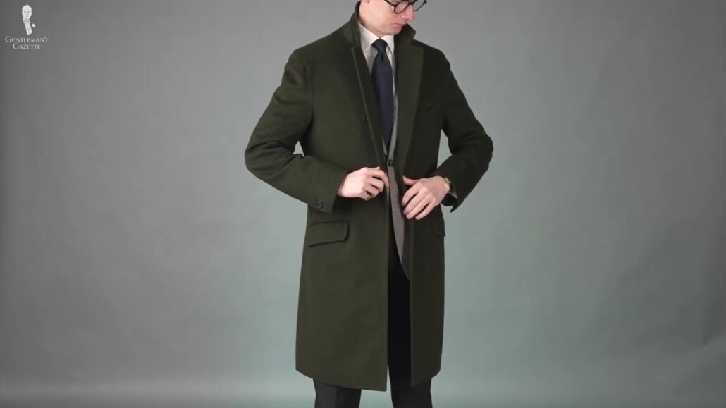 Dark Green Overcoat