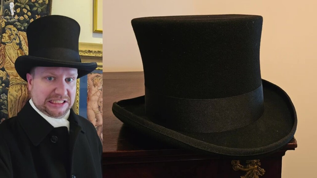 Eb regrets purchasing a top hat that was not great for his aesthetic.