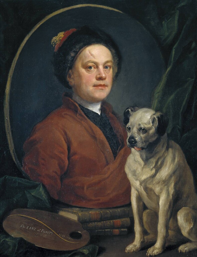 The Painter and his Pug 1745 William Hogarth 1697-1764 Purchased 1824 