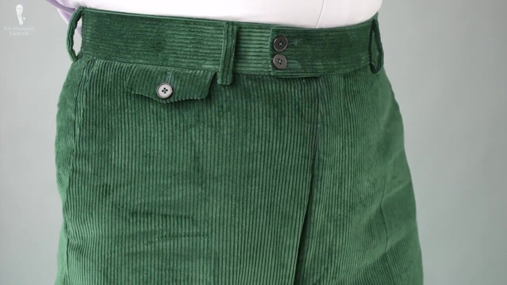 Some corduroy pants cost more because of the fit, and other thoughtful details