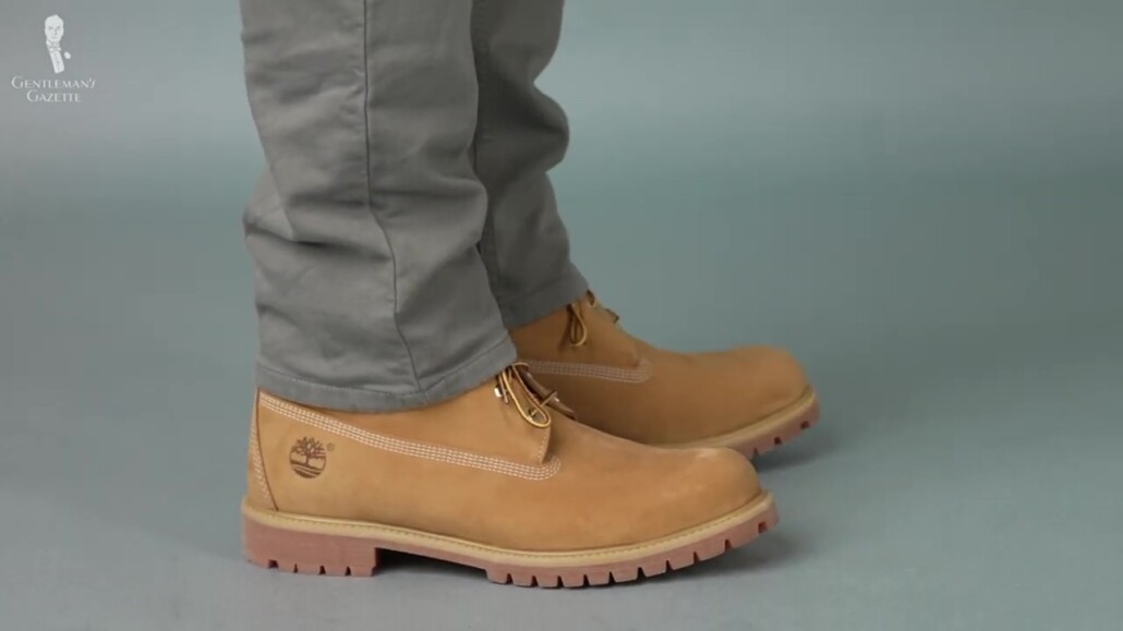 Timberland boots are known for their fashion element these days, more than their practicality.