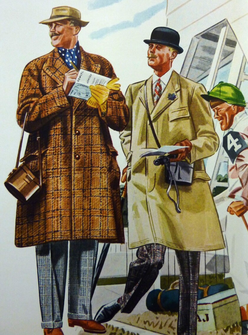 Illustration of unique overcoats