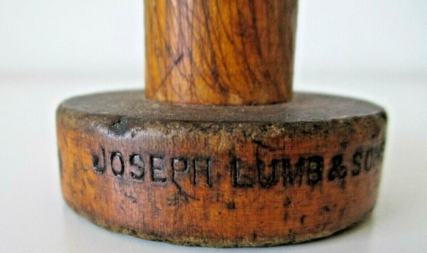 Photo of wooden spool 