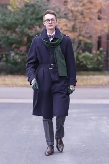 Photo of Jack in overcoat