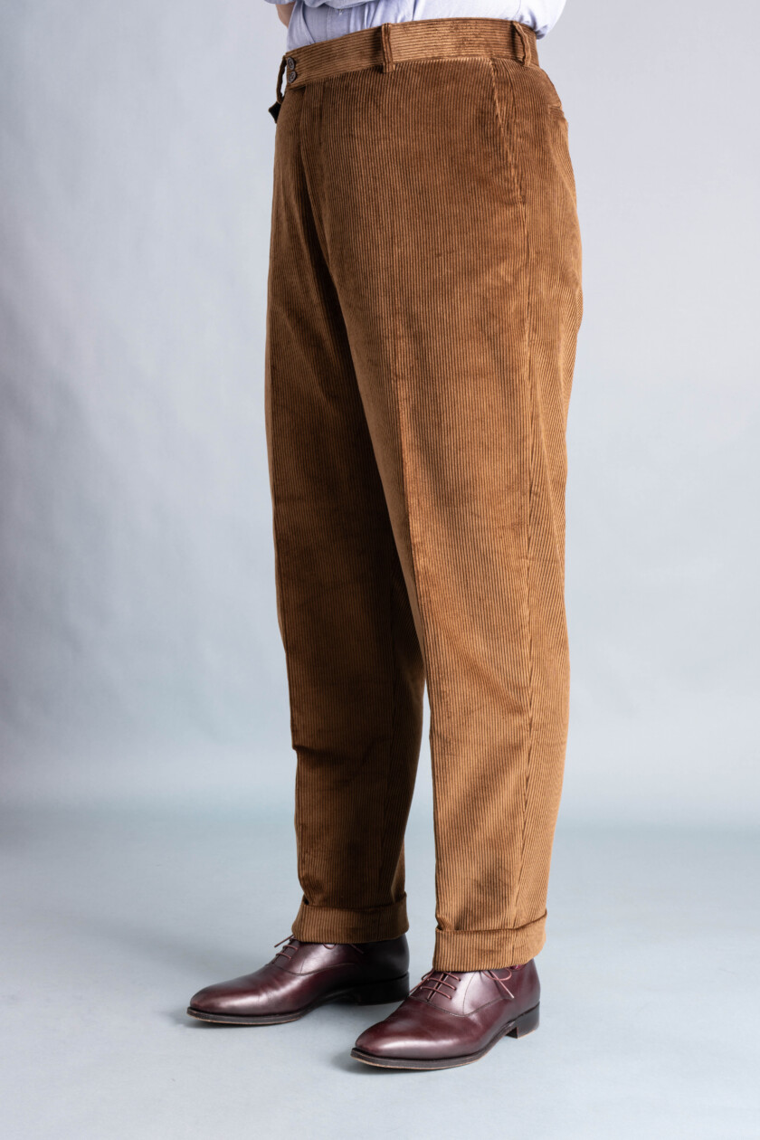 Photo of properly cut corduroy trousers