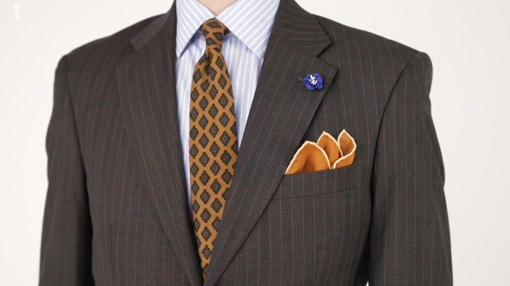 Vertical stripes can add length to a shorter stature.