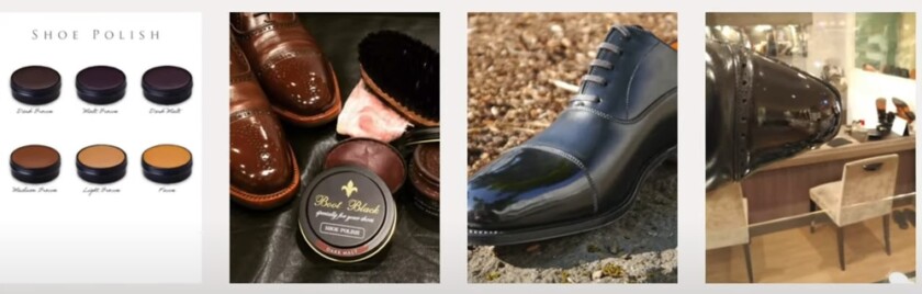Boot Black is a Japanese brand in shoe polish