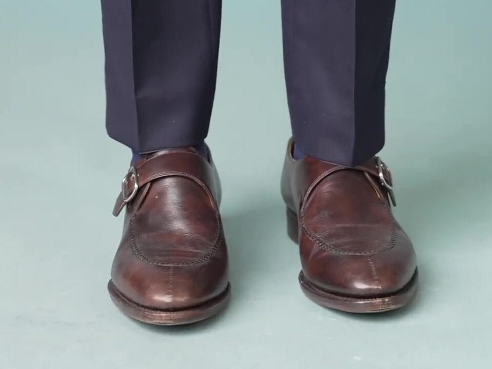 Monk strap shoes