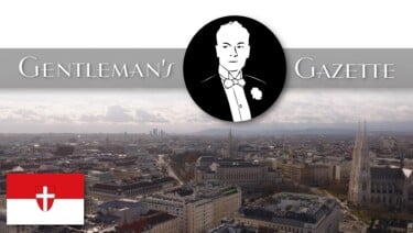 The Gentleman's Gazette logo over the Vienna skyline