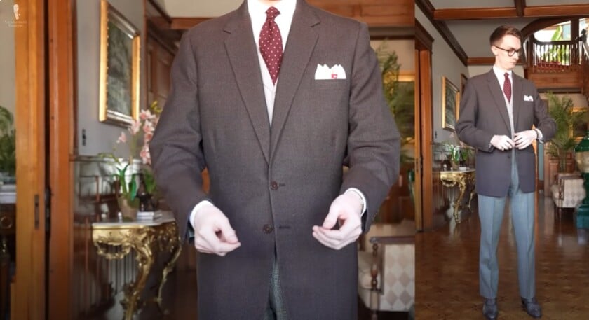 Jack's outfit for How to Hold Any Glass like a Gentleman
