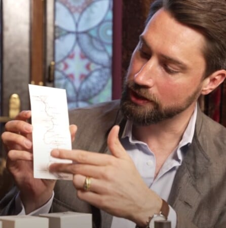 Video highlight 3: “This is the map — the route they took from Alexandria down to Khartoum.”