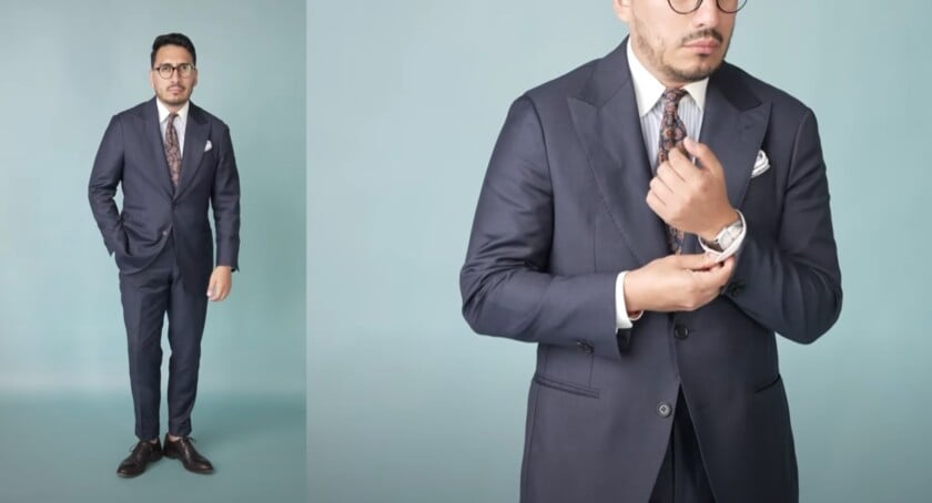 Ivan's outfit in blue tones