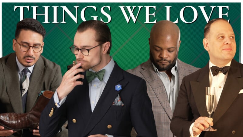 Favorites 2025 Banner 3840X2160 1 Four men examine four items